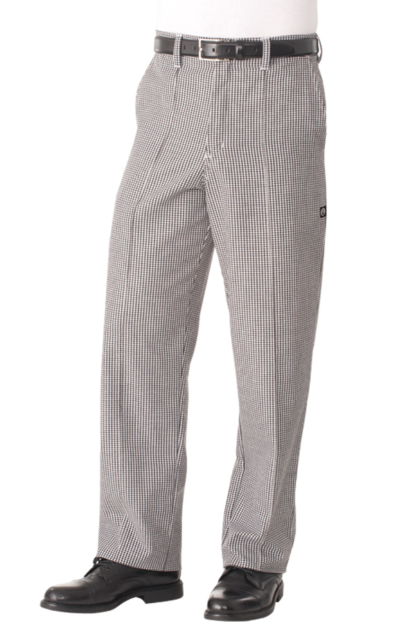 black and white small checkered pants