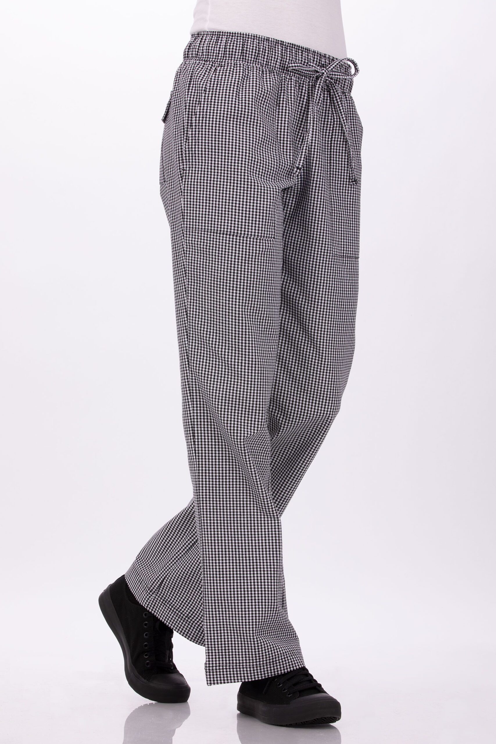 Chef Works Philippines  Women's Slim Cut Small Checked Chef Pants