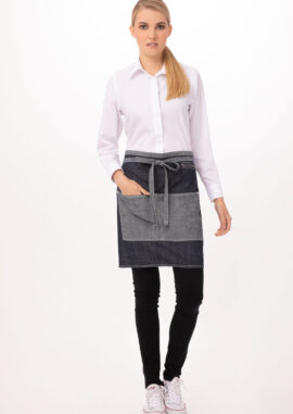 Manhattan Half Bistro Apron (AW046)