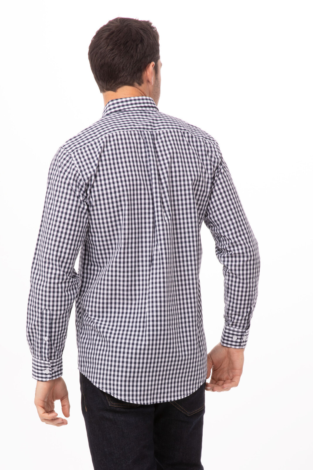 Chef Works Philippines | Men's Gingham Dress Shirt (D500) - Chef Works ...