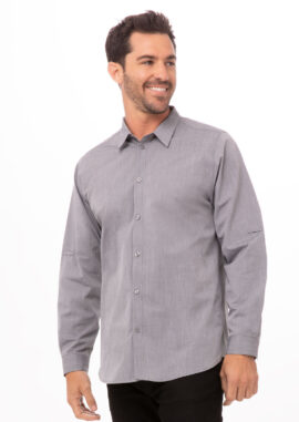 Modern Chambray Dress Shirt (SHC06)