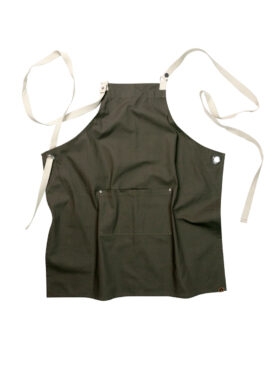 Byron Cross-Back Apron (ACRS602) - Khaki