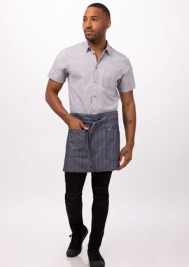 Blue Seattle Half Bistro Apron (AHN07)
