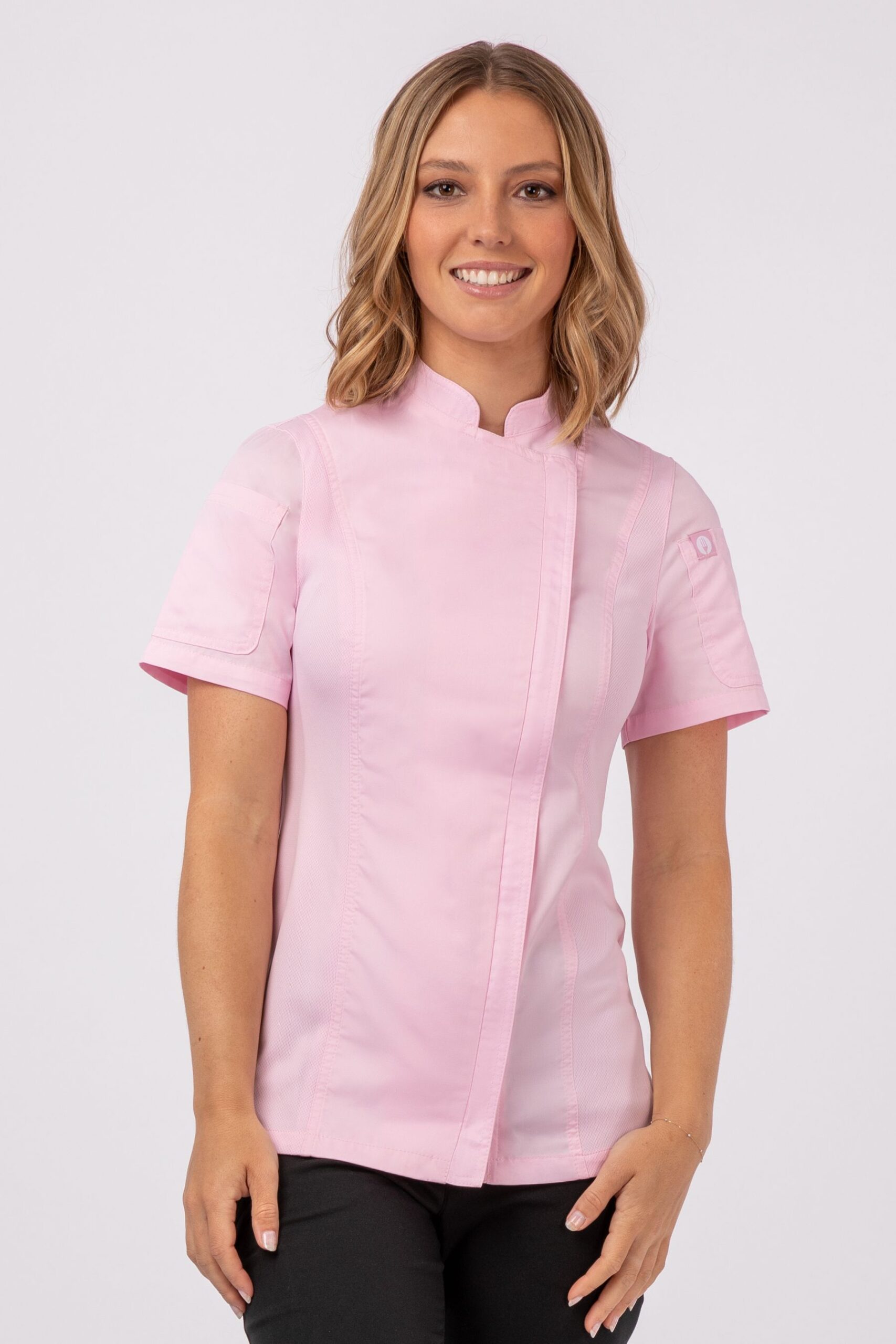 Women's Springfield Chef Jacket (BCWSZ006) - Pink