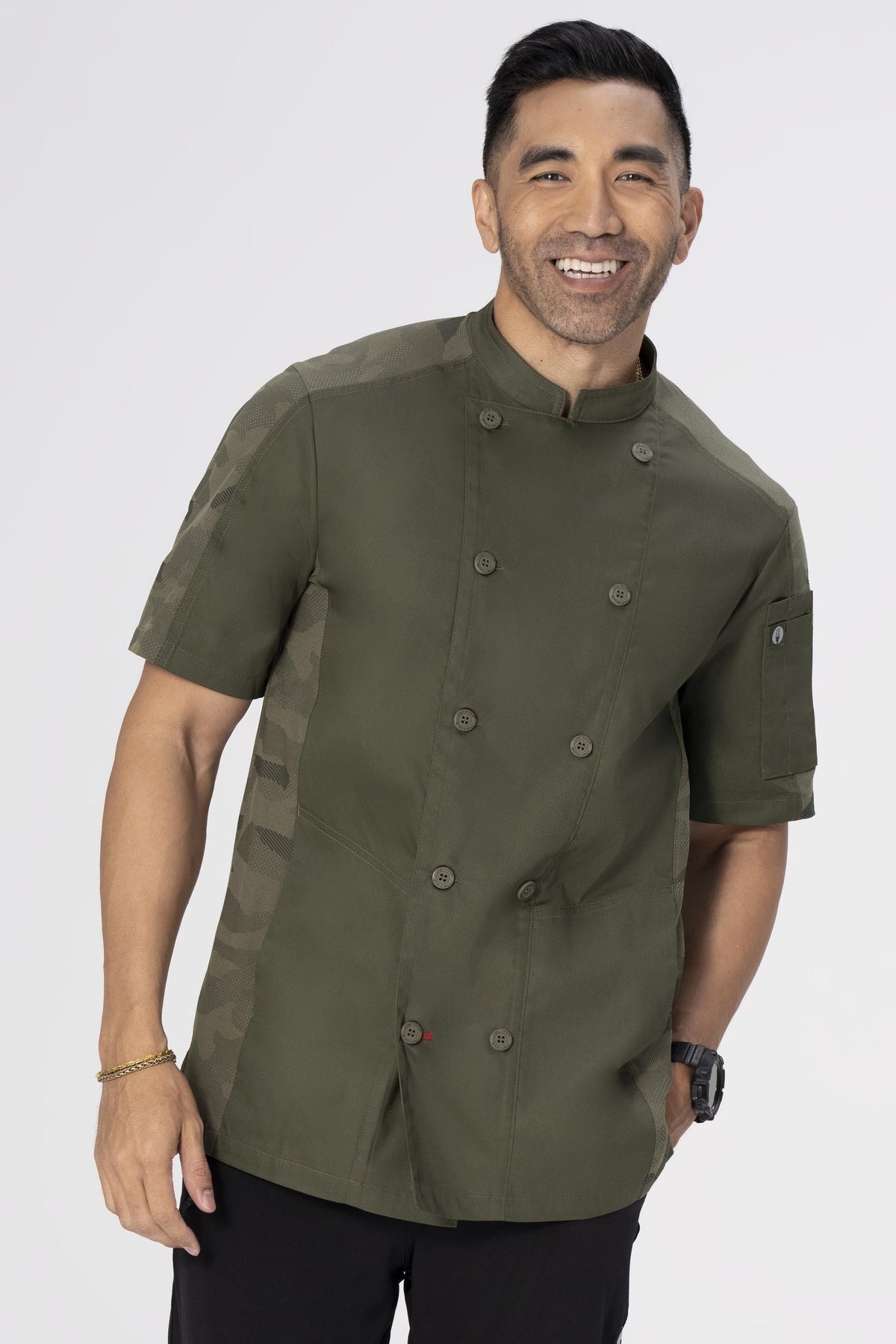 Mojave Short Sleeve Chef Coat (CBN02)
